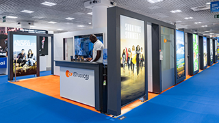 Messestand ZDF Studios